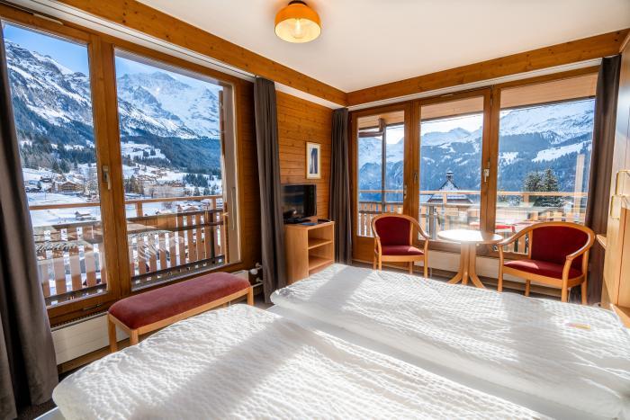 Hotel Jungfraublick Wengen Zimmer foto